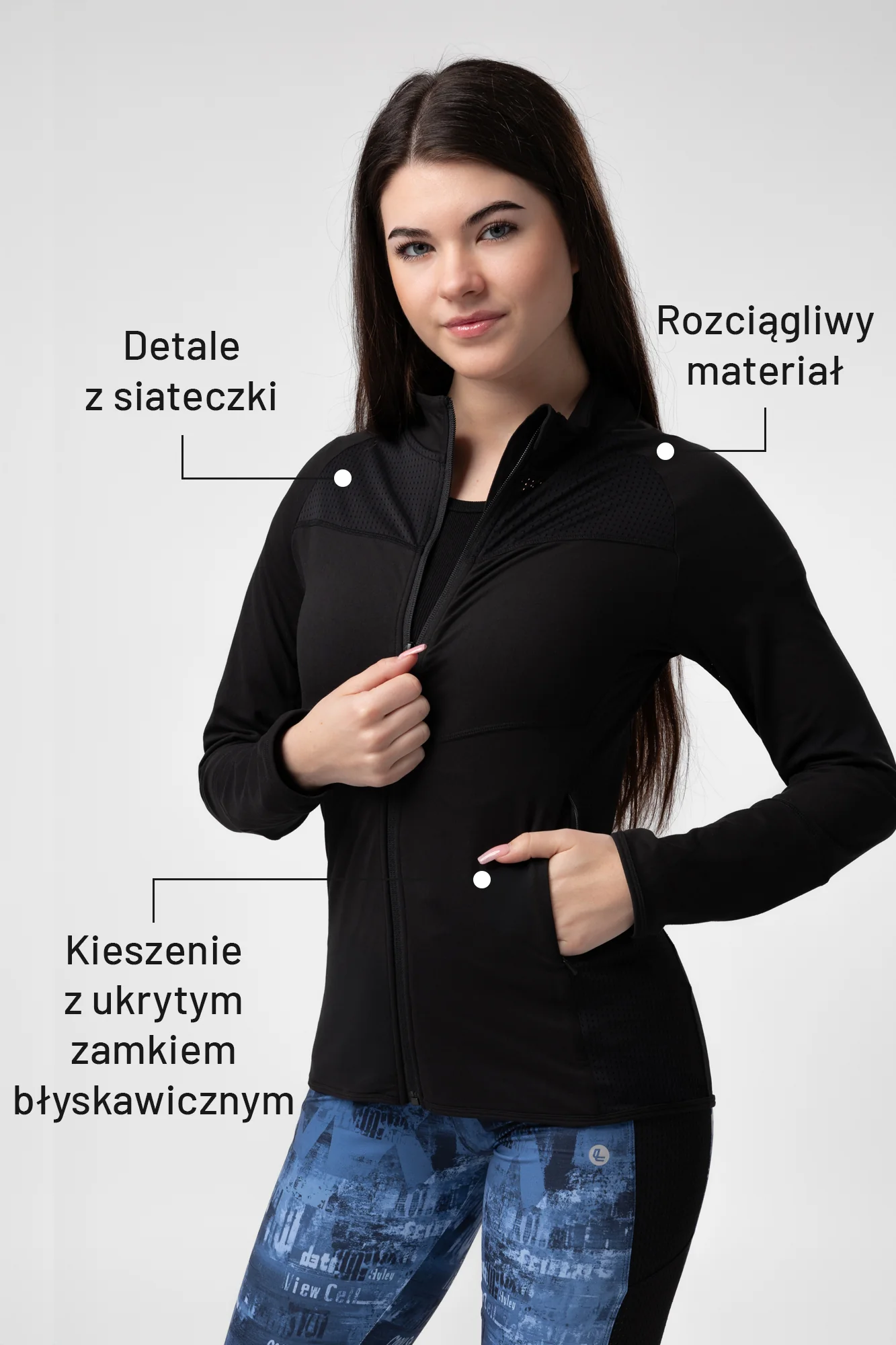 Bluza z zamkiem AirMesh Molokai - Image 2