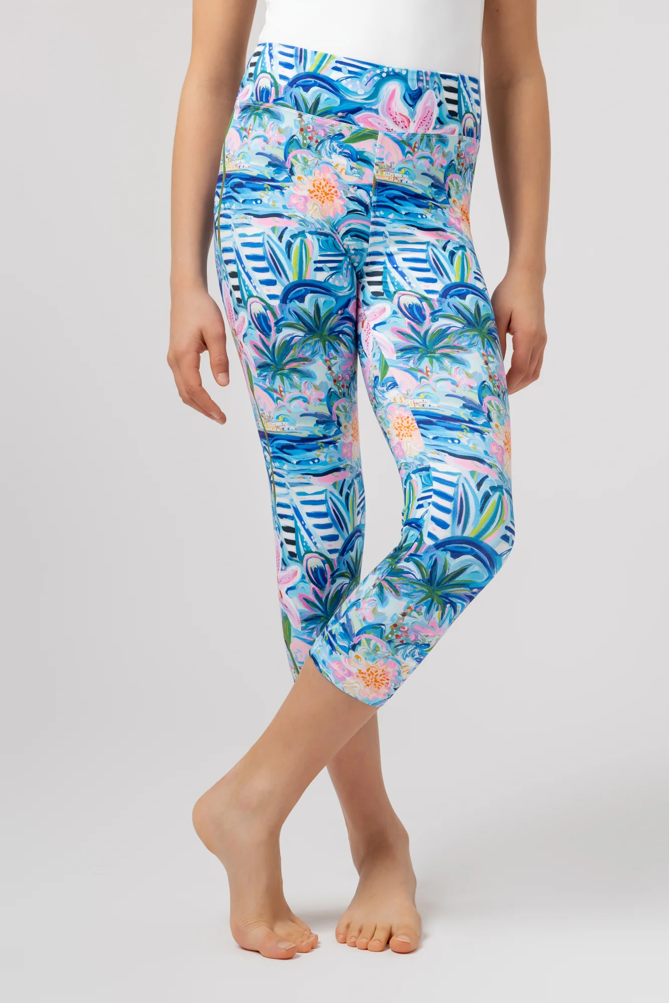 Legginsy dziecięce capri Aisha - Image 3