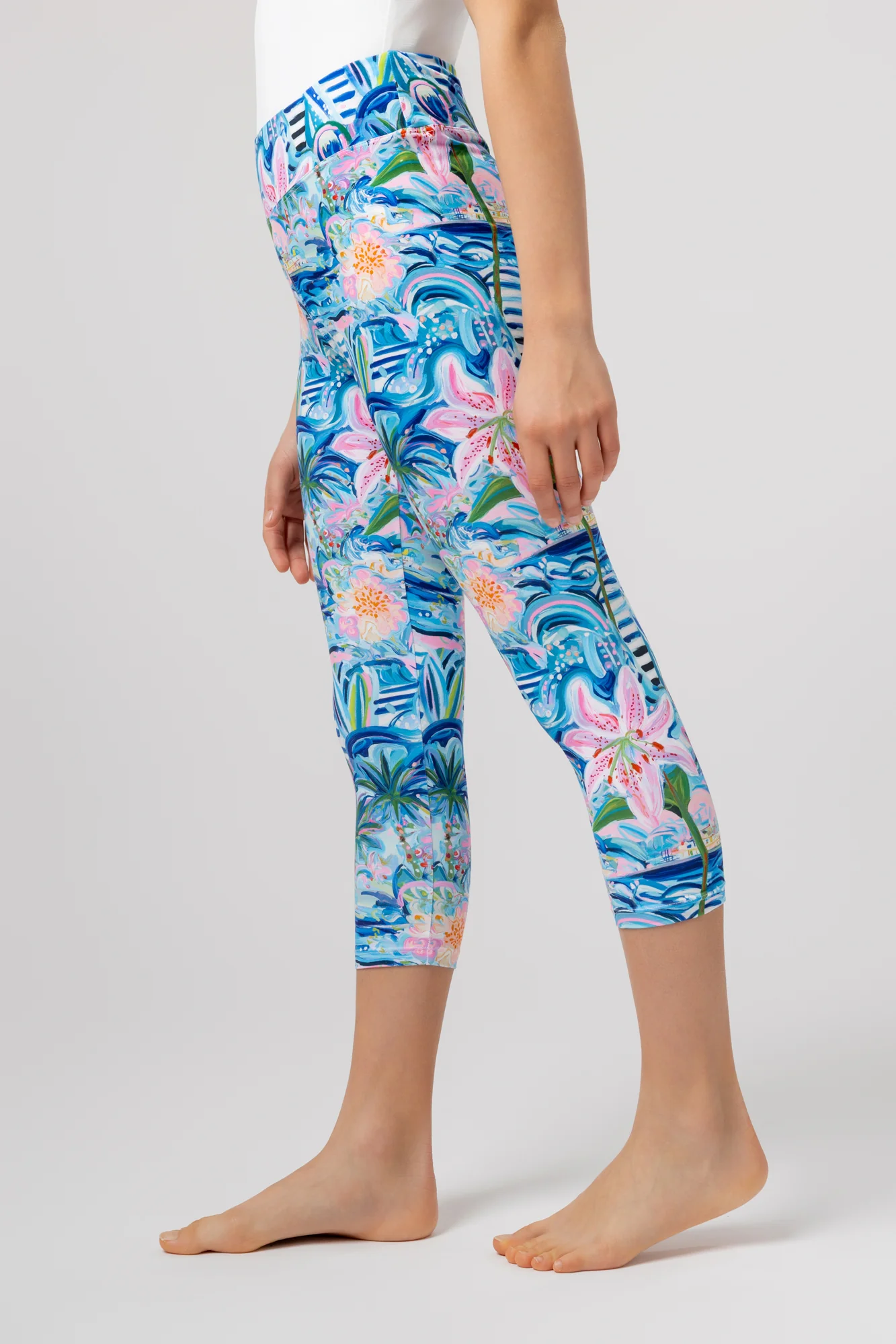 Legginsy dziecięce capri Aisha - Image 4
