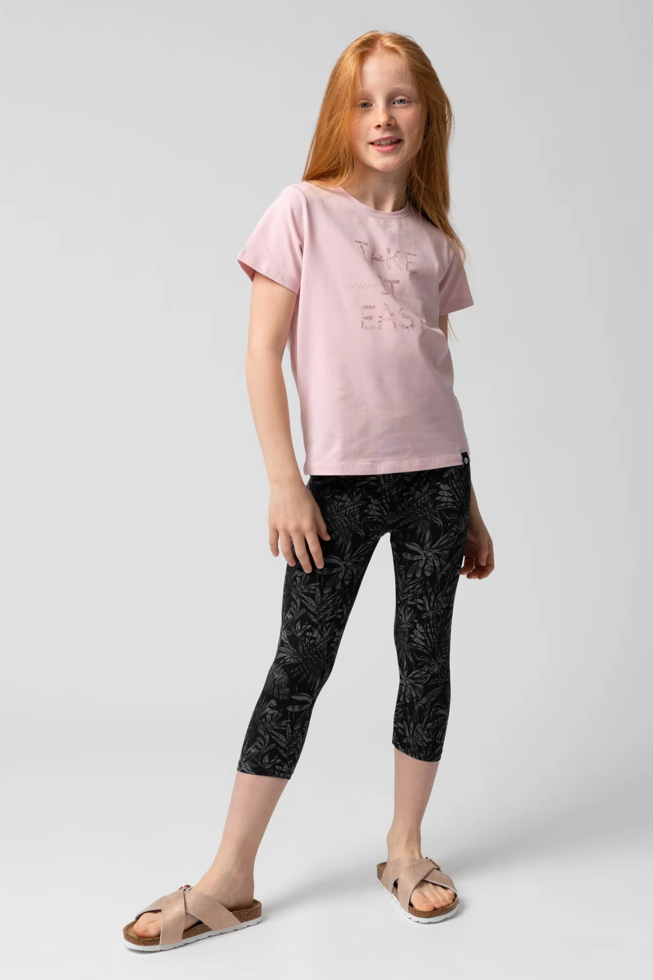 Legginsy dziecięce capri Benotzt - Image 5