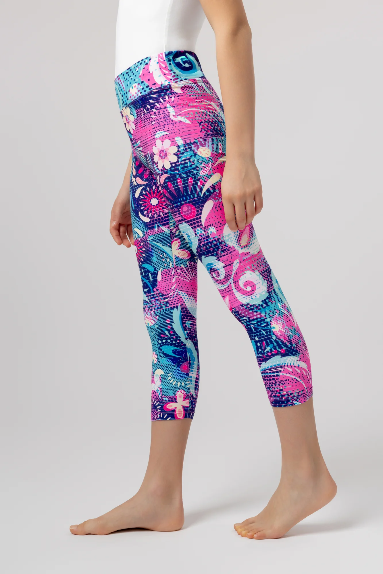Legginsy dziecięce capri Blyth - Image 3