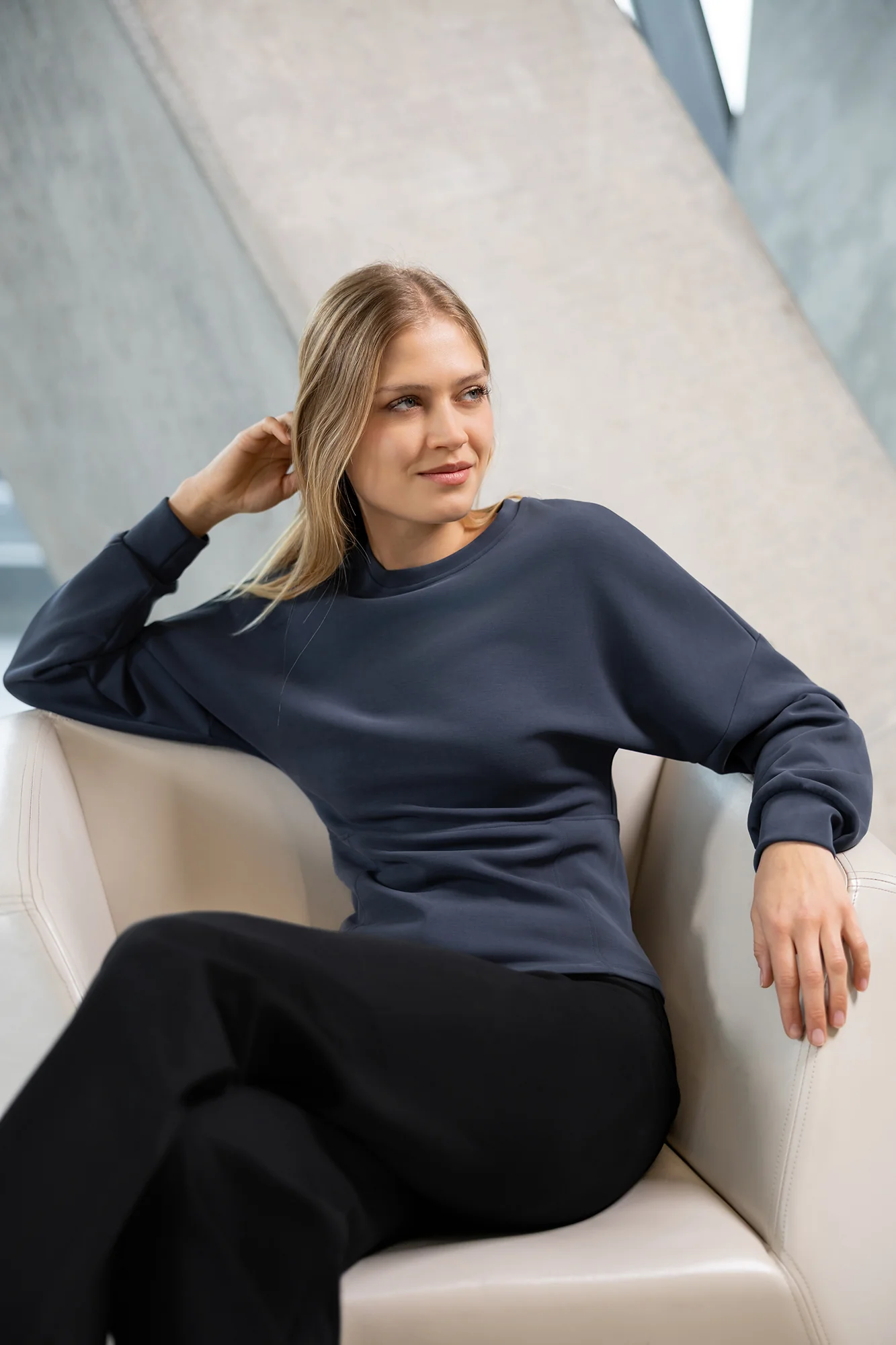 Sweter ChicLine Azurea
