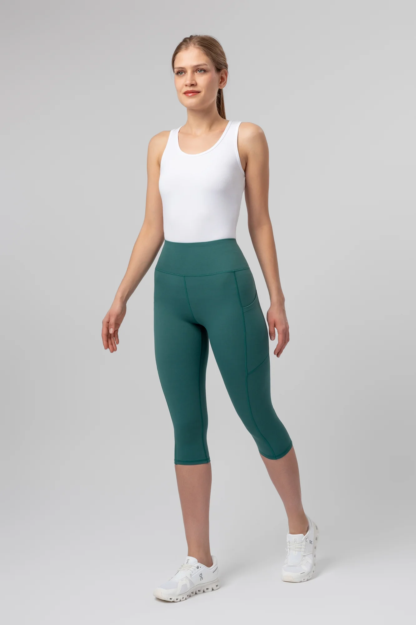 Funkcjonalne sportowe legginsy typu capri Vionnet - Image 8