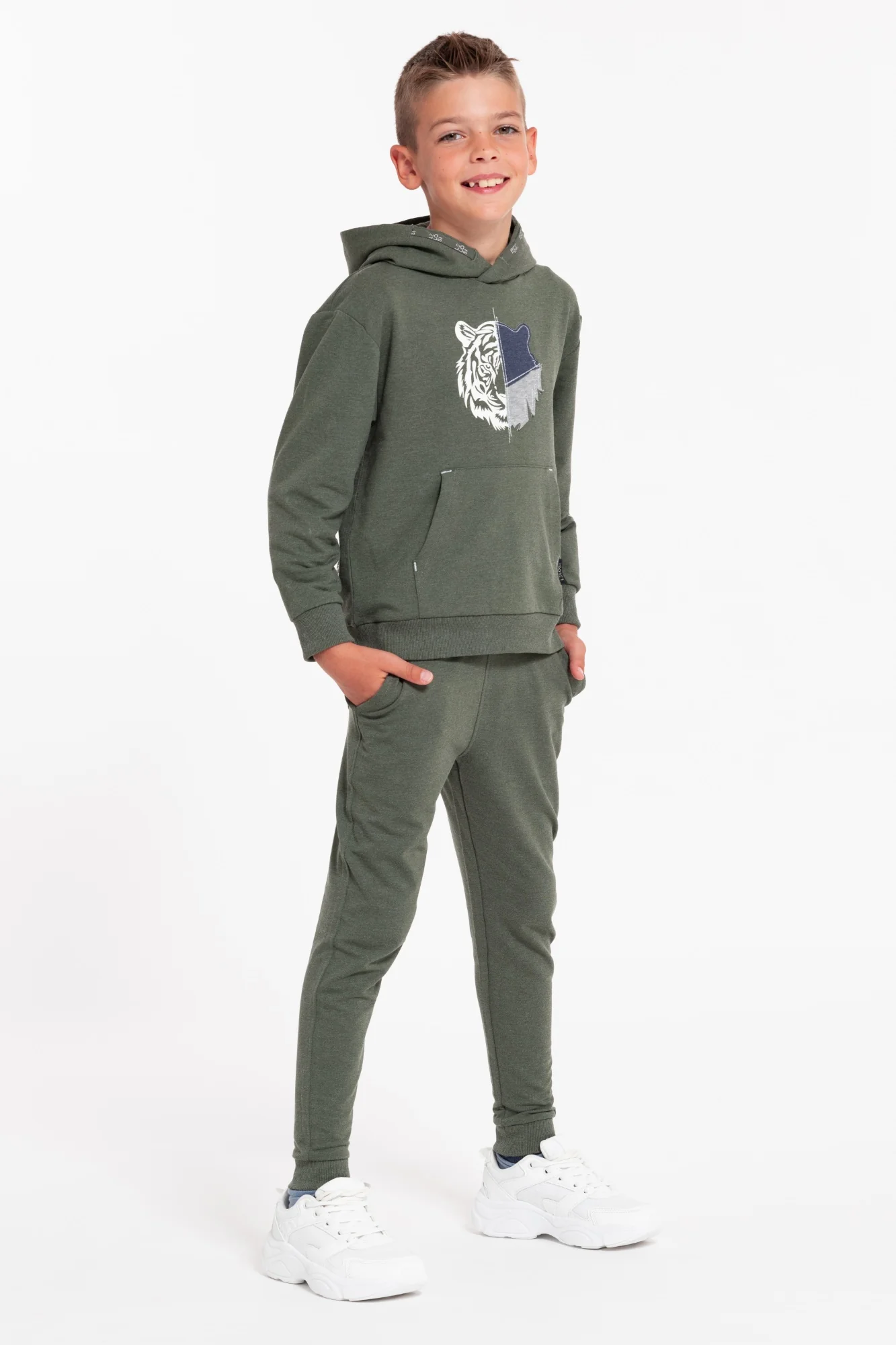 Bluza z kapturem dla dzieci Taegan - Image 4
