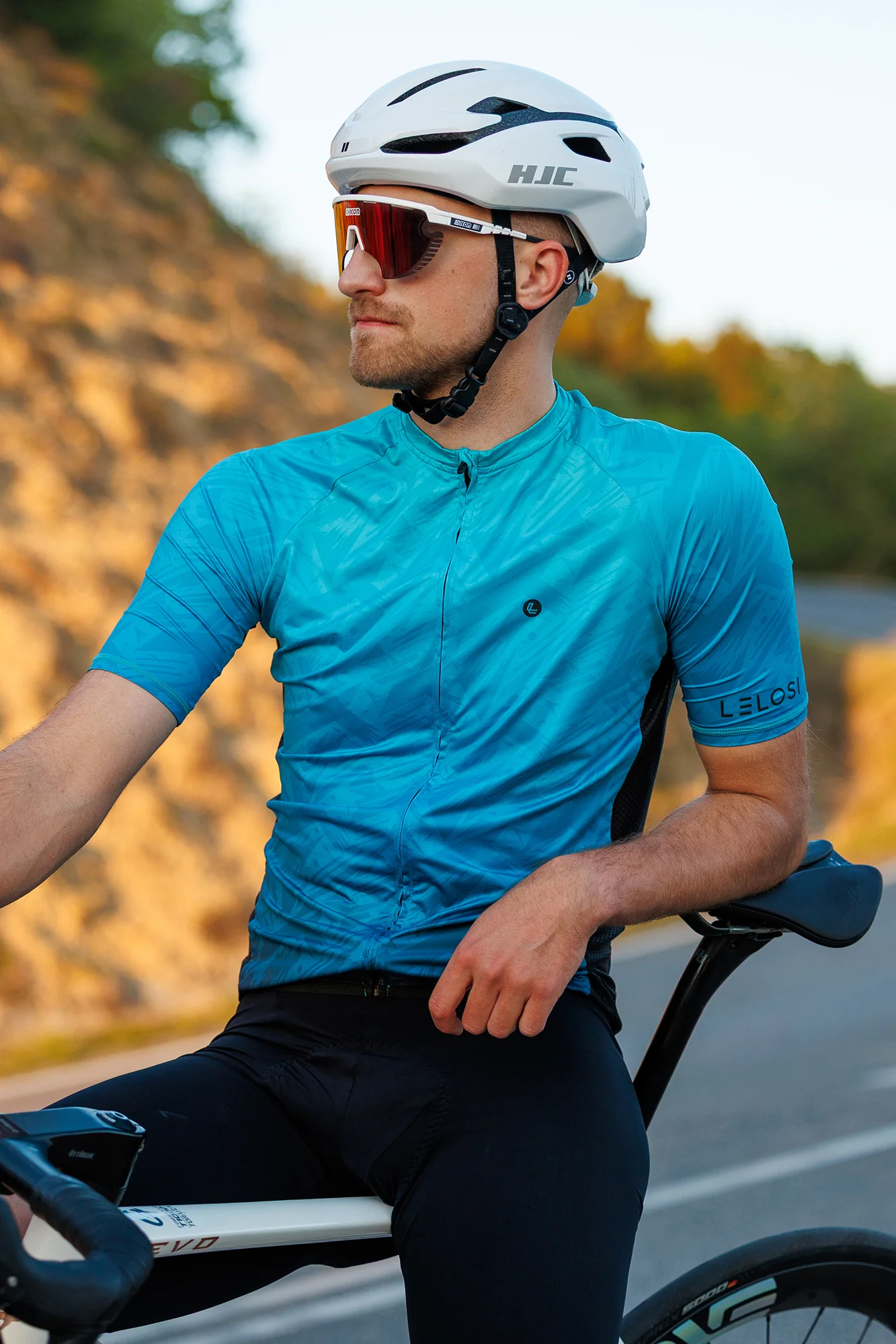 Męski T-shirt rowerowy Tour