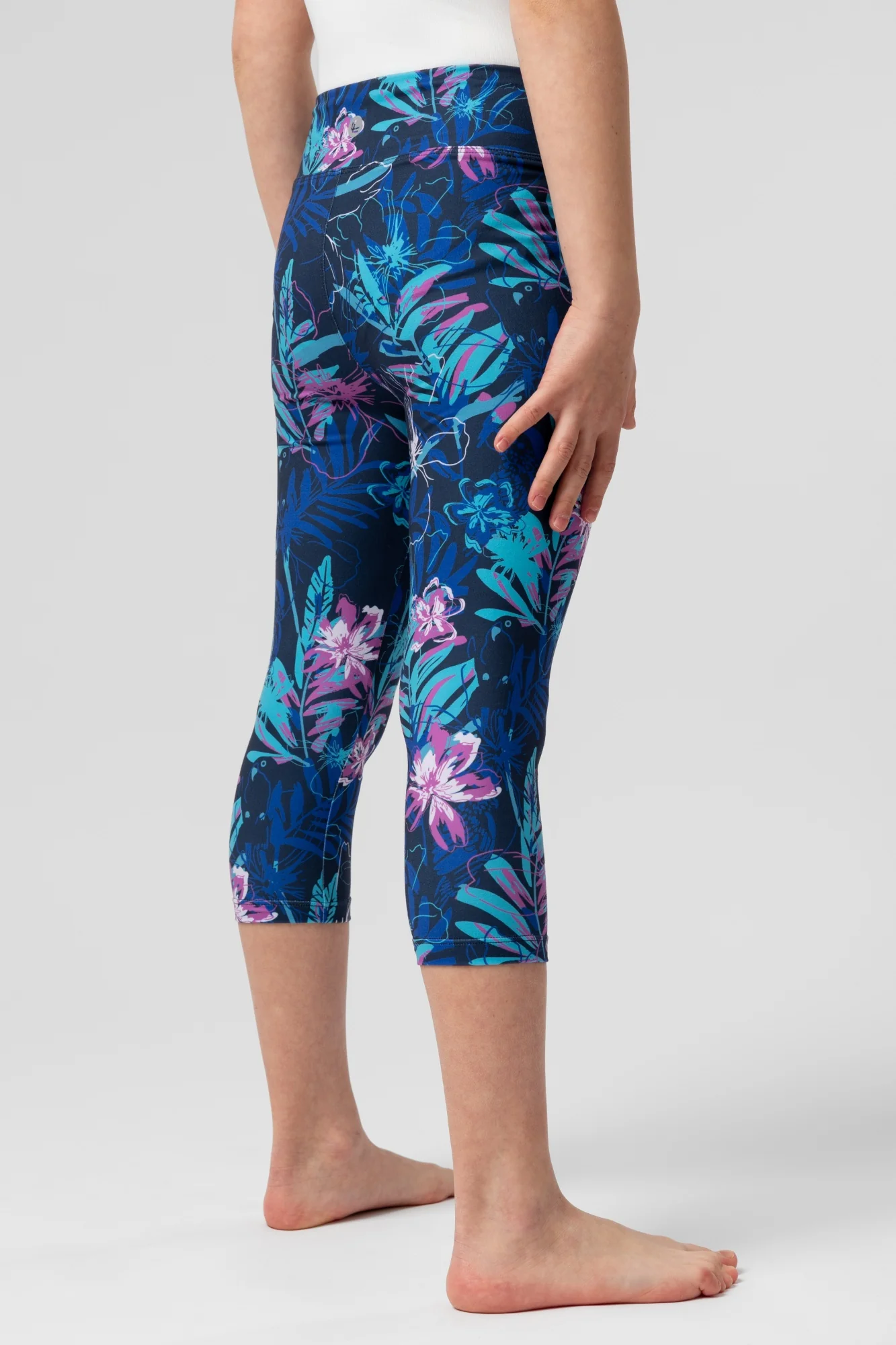 Legginsy dziecięce capri Pushpam - Image 4
