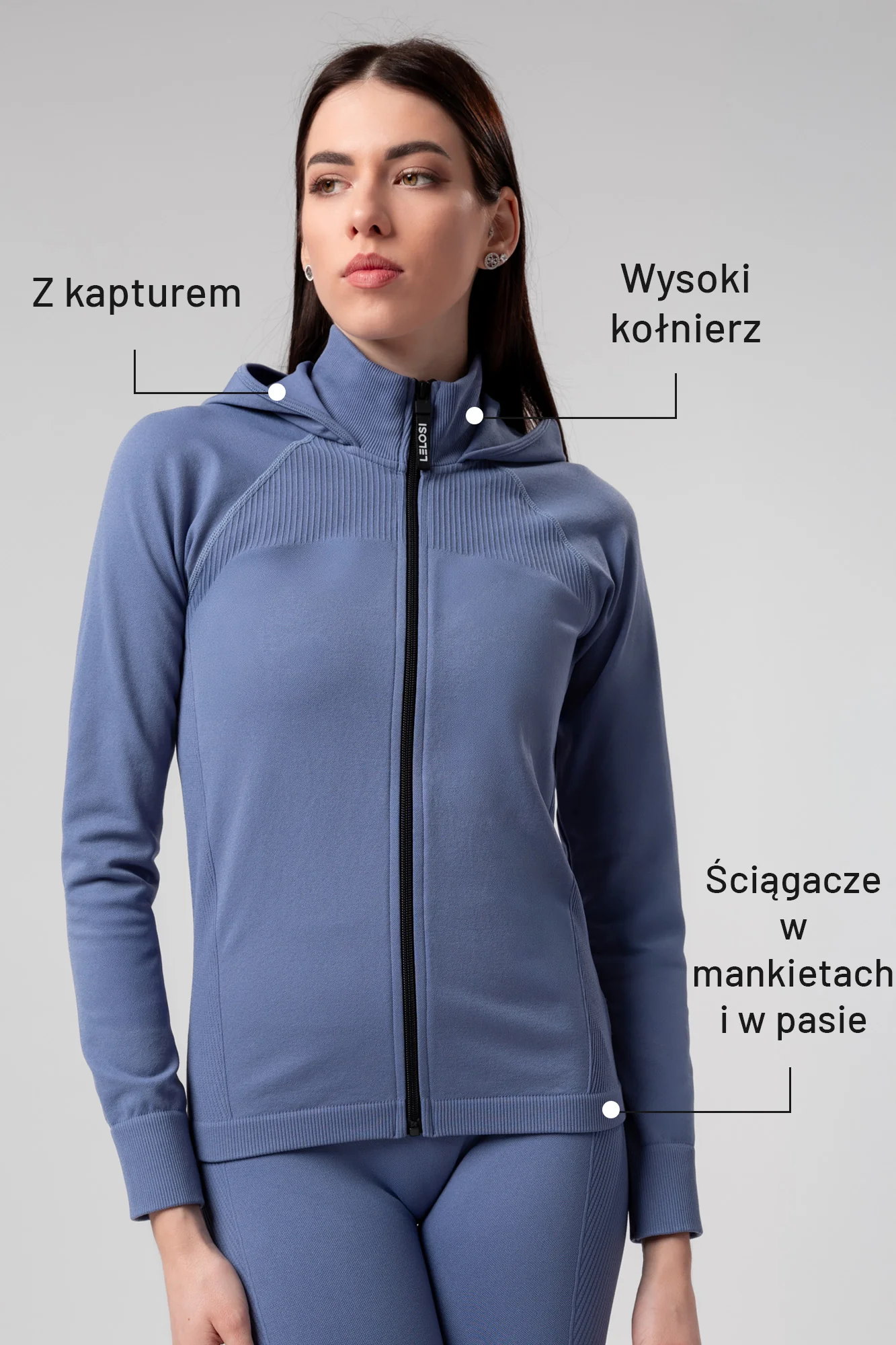 Rozpinana bluza Seamless Move Amelia - Image 2