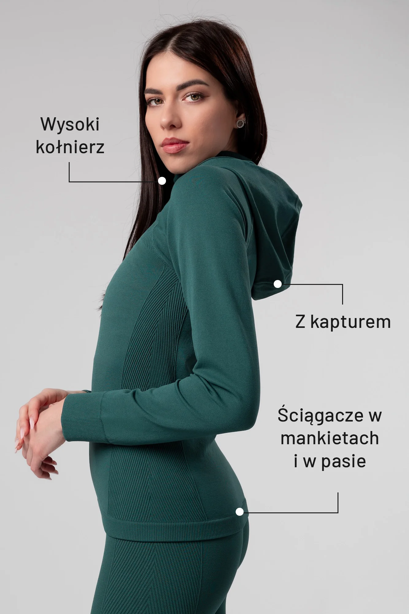 Rozpinana bluza Seamless Move Evelyn - Image 2