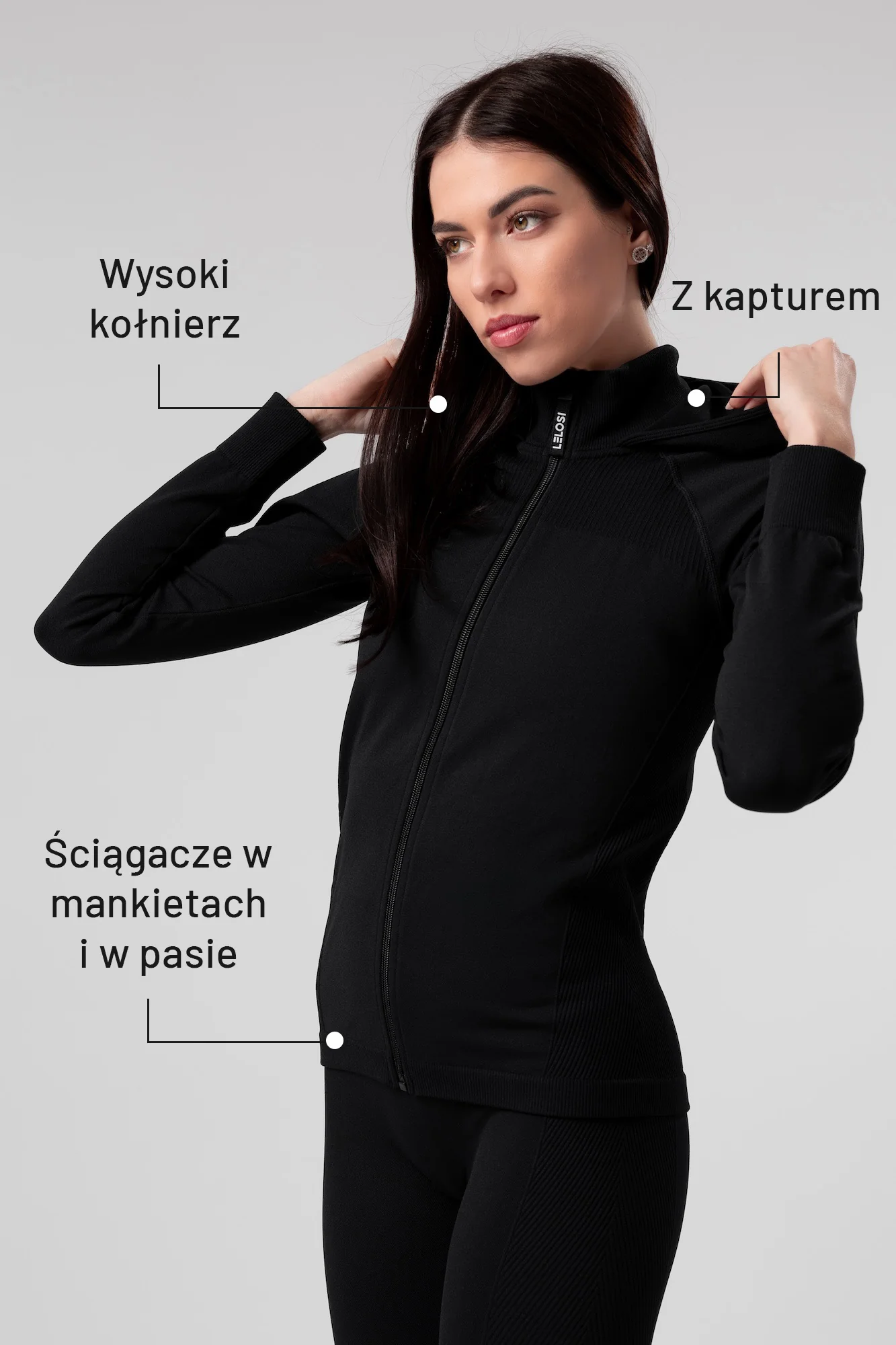 Rozpinana bluza Seamless Move Layla - Image 2