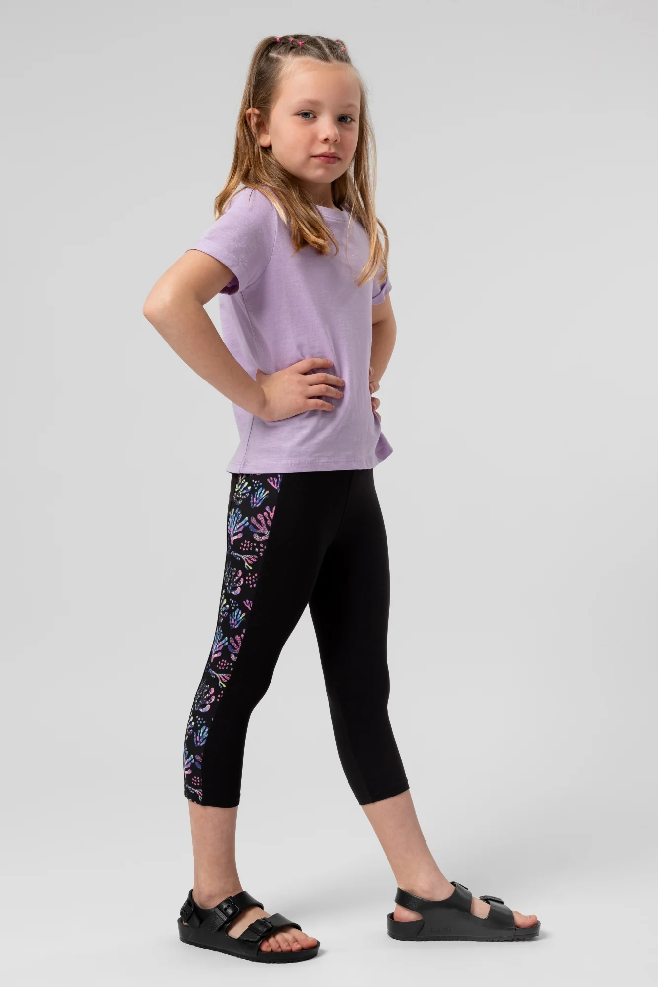 Legginsy dziecięce capri Shaivaal - Image 5
