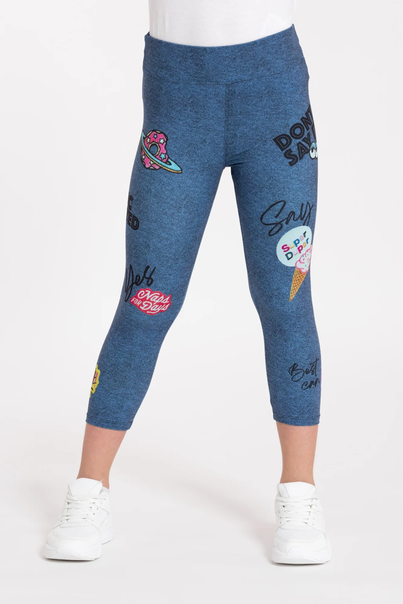 Legginsy dziecięce capri Sticker - Image 3