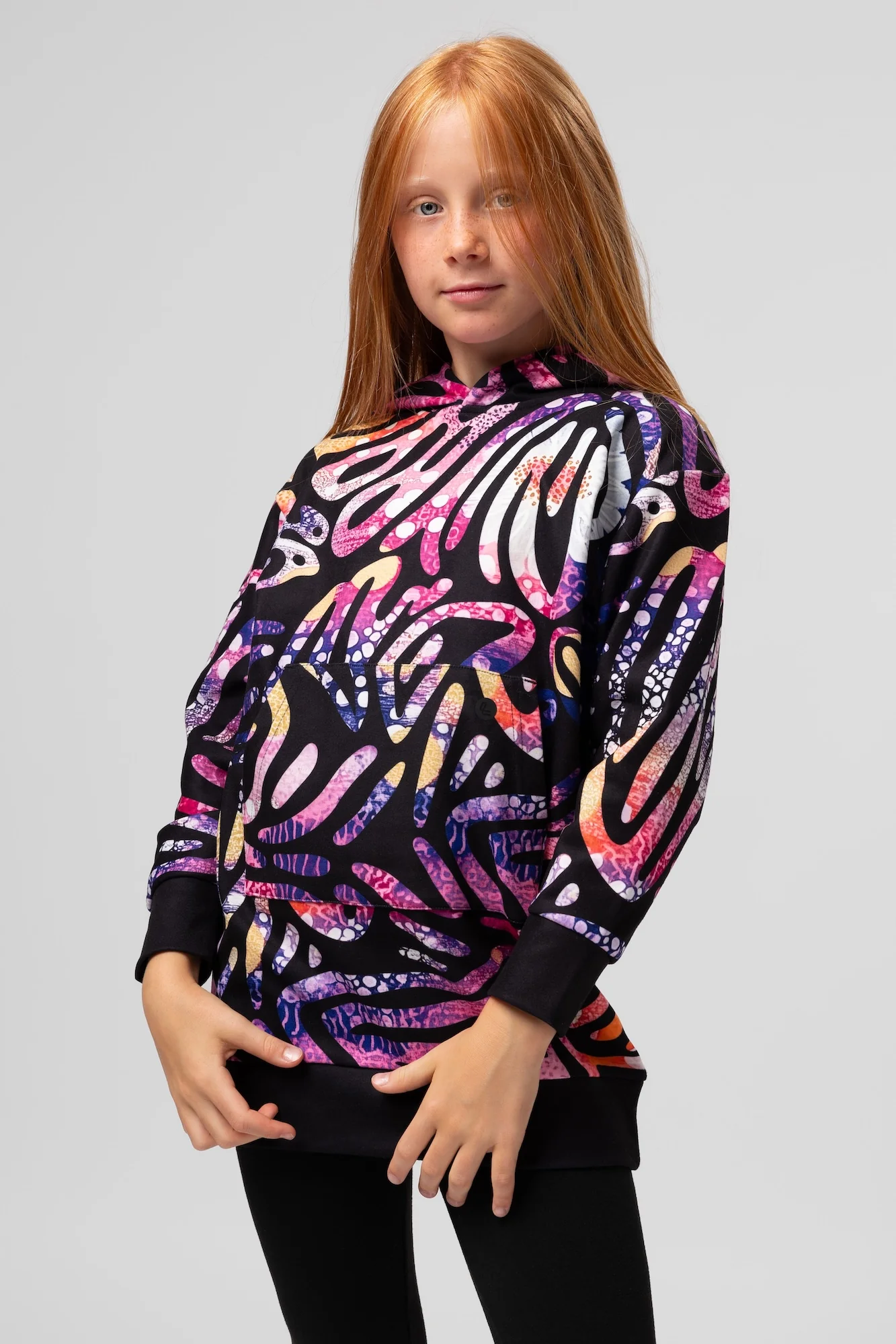 Bluza dziecięca z kapturem Supercomfort Arvika - Image 3