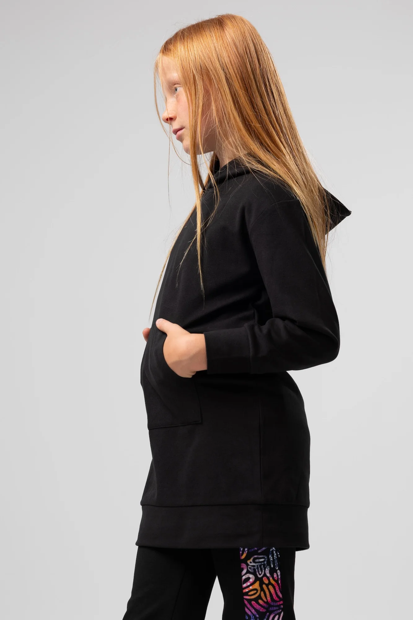 Bluza dziecięca z kapturem Supercomfort Falun - Image 2
