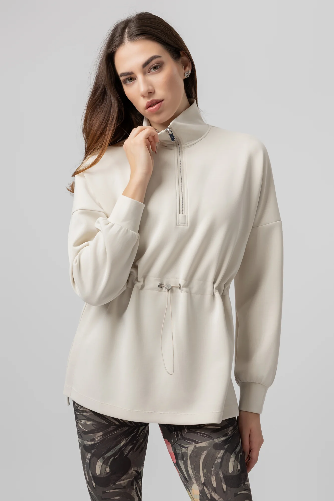 Dłuższy sweter ChicLine Dune - Image 2